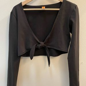 A dancer’s top, soft, black. By Lucy